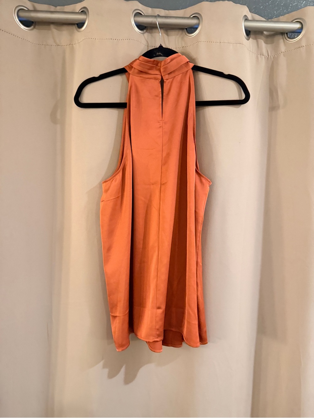NWT Ann Taylor Sleeveless High-Neck Camisole in Orange - Picture 2 of 6